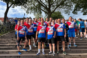 B2Run Bremen 2026 Springer-Team Gruppenfoto