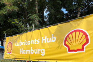 Beschilderung Shell Lubricants Hub Hamburg